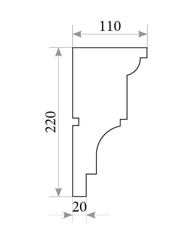 Карниз KR 107