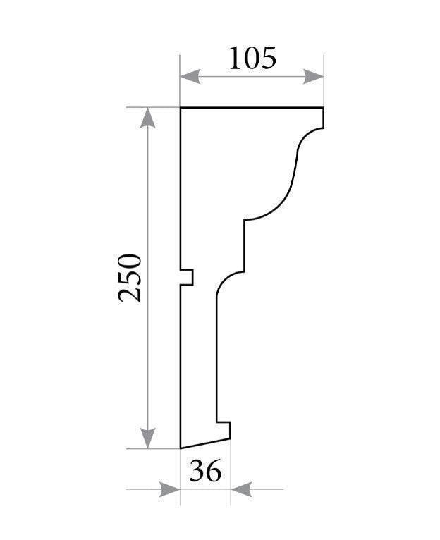 Карниз KR 121