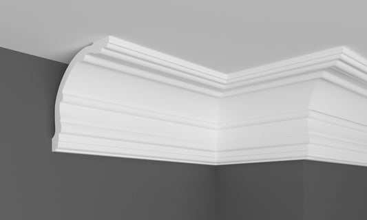 Карниз поліуретановий гладкий Gaudi Decor C 1093 Flexi