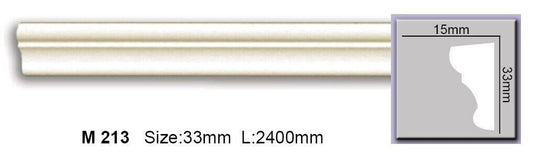Молдинг гладкий поліуретановий Harmony M 213 Flexi