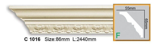 Карниз поліуретановий з орнаментом Gaudi Decor C 1016 Flexi