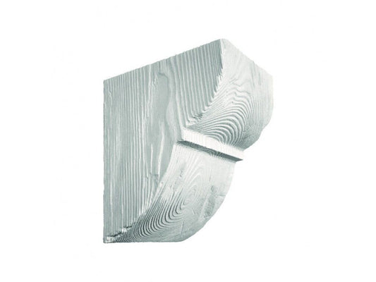 Консоль балки поліуретанової DECOWOOD рустік EQ 015 classic біла 19х17