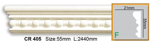 Молдинг поліуретановий з орнаментом Gaudi Decor CR 405 Flexi