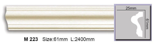 Молдинг гладкий поліуретановий Harmony M 223 Flexi
