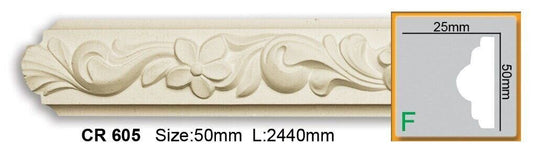 Молдинг поліуретановий з орнаментом Gaudi Decor CR 605 Flexi