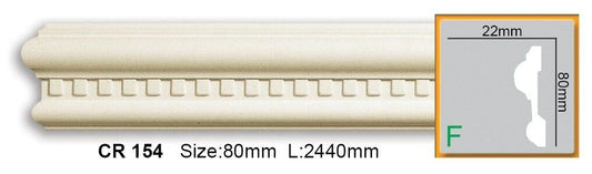 Молдинг поліуретановий з орнаментом Gaudi Decor CR 154