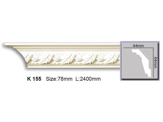 Карниз з орнаментом поліуретановий Harmony K 155
