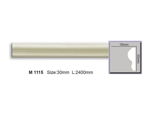 Молдинг гладкий поліуретановий Harmony M 1115