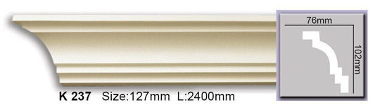 Карниз гладкий поліуретановий Harmony K 237 Flexi