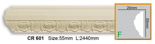 Молдинг поліуретановий з орнаментом Gaudi Decor CR 601 Flexi