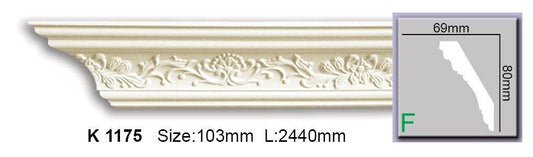 Карниз з орнаментом поліуретановий Harmony K 1175 Flexi