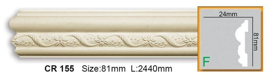 Молдинг поліуретановий з орнаментом Gaudi Decor CR 155 Flexi