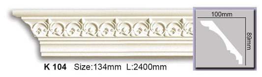 Карниз з орнаментом поліуретановий Harmony K 104 Flexi