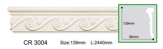 Молдинг поліуретановий з орнаментом Gaudi Decor CR 3004