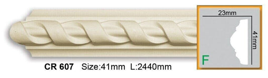 Молдинг поліуретановий з орнаментом Gaudi Decor CR 607 Flexi