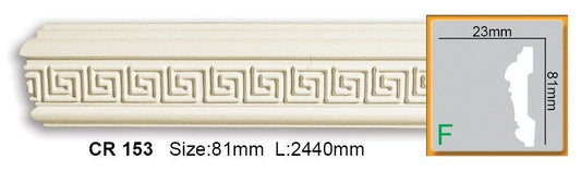 Молдинг поліуретановий з орнаментом Gaudi Decor CR 153 Flexi
