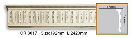 Молдинг поліуретановий з орнаментом Gaudi Decor CR 3017 Flexi