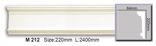 Молдинг гладкий поліуретановий Harmony M 212 Flexi