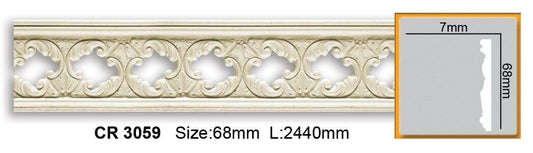 Молдинг поліуретановий з орнаментом Gaudi Decor CR 3059