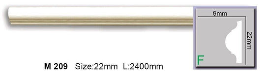 Молдинг гладкий поліуретановий Harmony M 209 Flexi