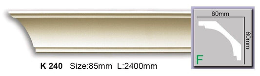Карниз гладкий поліуретановий Harmony K 240