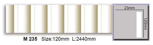 Молдинг гладкий поліуретановий Harmony M 235 Flexi