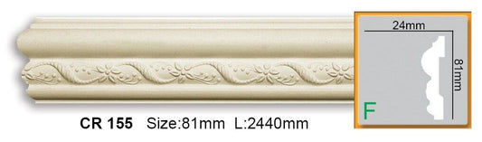 Молдинг поліуретановий з орнаментом Gaudi Decor CR 155