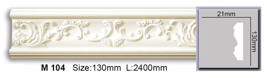 Молдинг з орнаментом поліуретановий Harmony M 104 Flexi