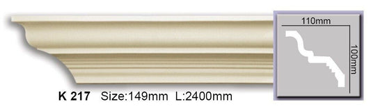 Карниз гладкий поліуретановий Harmony K 217 Flexi
