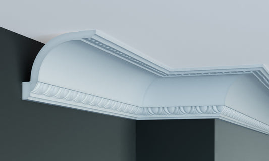 Карниз поліуретановий з орнаментом Gaudi Decor C 122