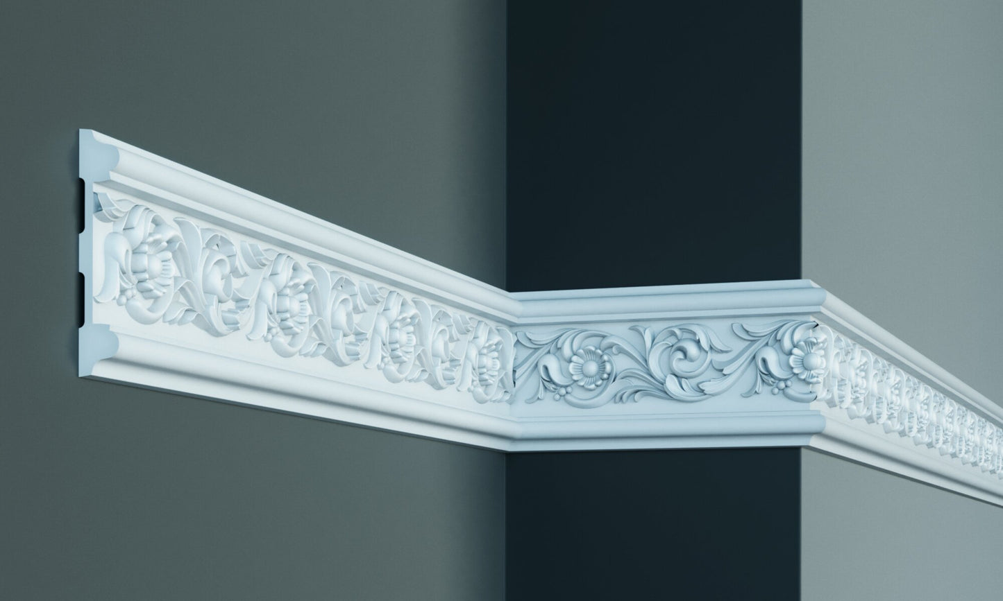 Молдинг поліуретановий з орнаментом Gaudi Decor CR 632 Flexi
