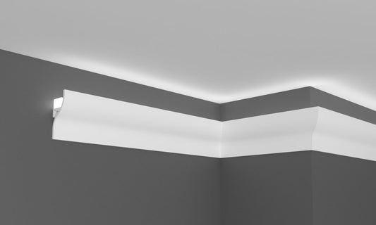 Карниз полімерний для LED освітлення Grand Decor KH 906
