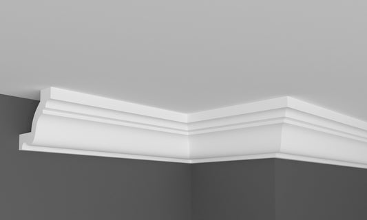 Карниз поліуретановий гладкий Gaudi Decor P 134 Flexi