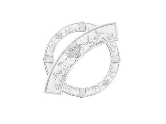 Молдинг радіальний поліуретановий Harmony KR 122