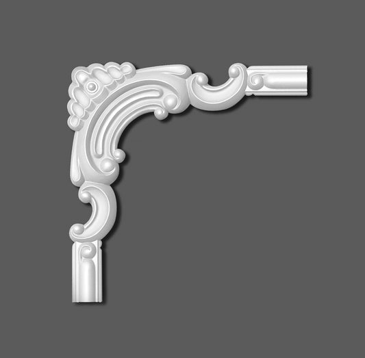 Кутовий елемент поліуретановий Grand Decor HCR 516-3