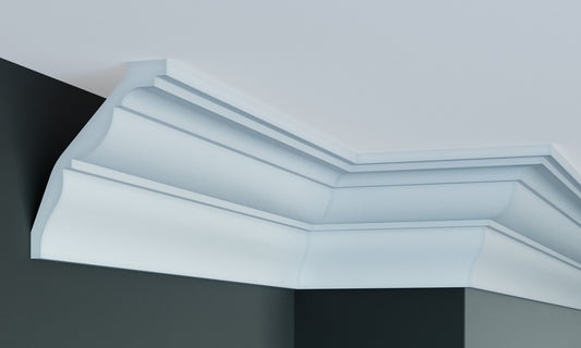 Карниз поліуретановий гладкий Gaudi Decor P 2004 Flexi