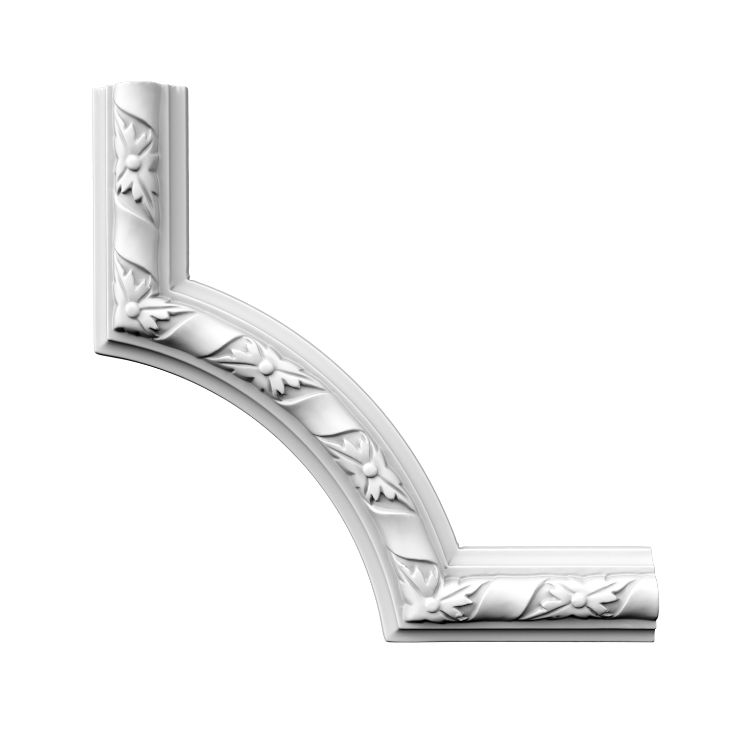 Кутовий елемент молдинга поліуретановий Gaudi Decor CF 3010A