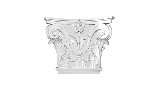 Пілястр поліуретановий капітель Gaudi Decor PL 557