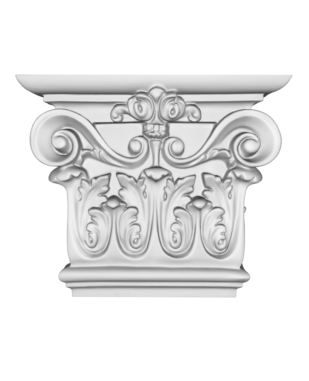 Пілястр поліуретановий капітель Gaudi Decor PL 559R