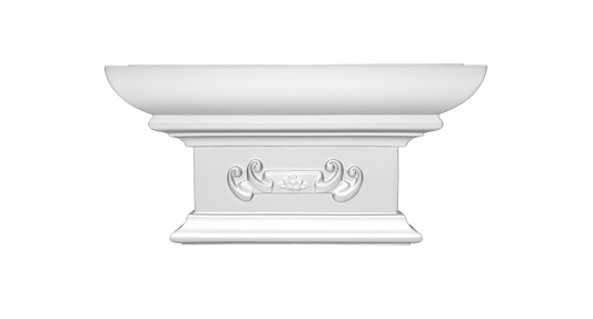 Пілястр поліуретановий капітель Gaudi Decor PL 564