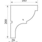 Карниз KR 105