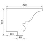 Карниз KR 111