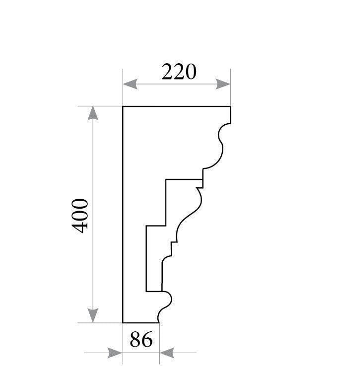 Карниз KR 123