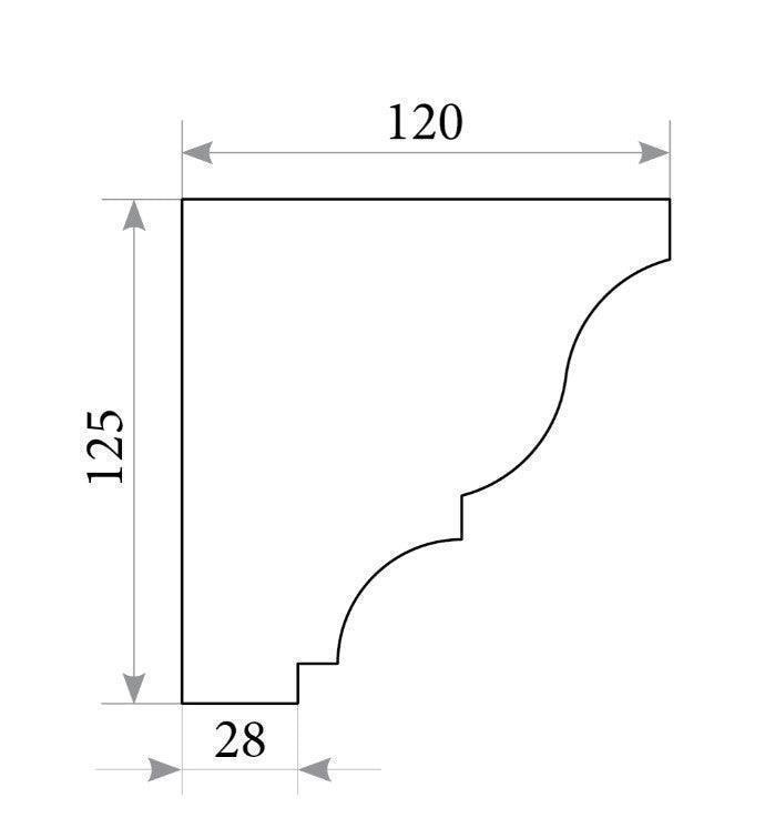 Карниз KR 130 - LEO - DECOR