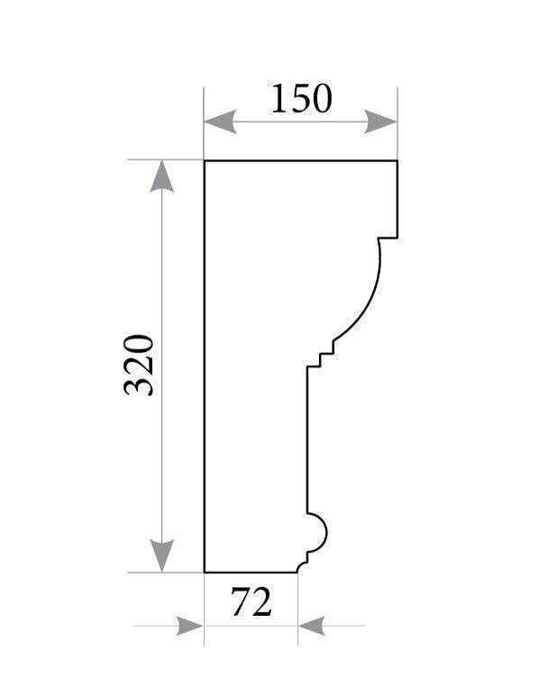 Карниз KR 150