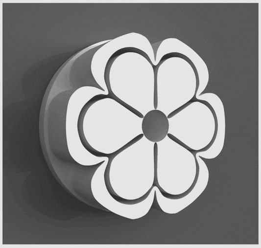 фасадний декор Квітка FL 101 - лео декор LEO - DECOR