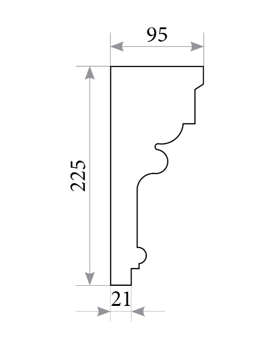 Карниз KR 118