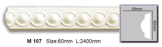 Молдинг з орнаментом поліуретановий Harmony M 107 Flexi