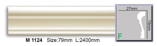 Молдинг гладкий поліуретановий Harmony M 1124