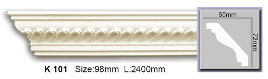 Карниз з орнаментом поліуретановий Harmony K 101 Flexi
